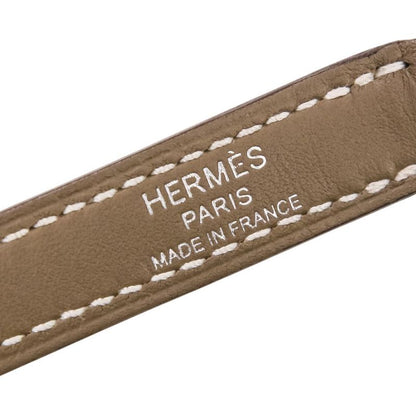 Hermes Clous Medor Bandouliere Shoulder Strap Engraved W Etoupe Silver Color