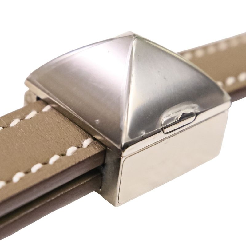 Hermes Clous Medor Bandouliere Shoulder Strap Engraved W Etoupe Silver Color