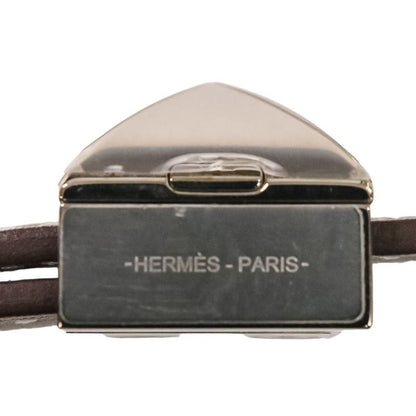 Hermes Clous Medor Bandouliere Shoulder Strap Engraved W Etoupe Silver Color