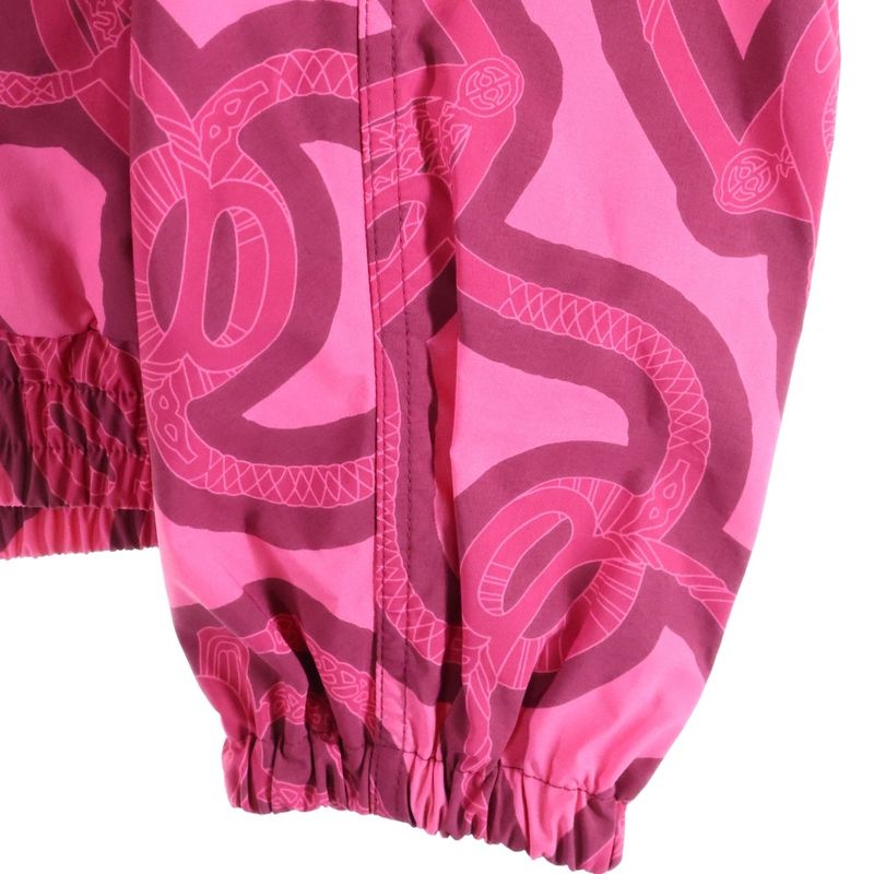 Hermes 23ss Stirrup Fantasy Stirrup Fantasy All-Over Print Hooded Zip-Up Nylon