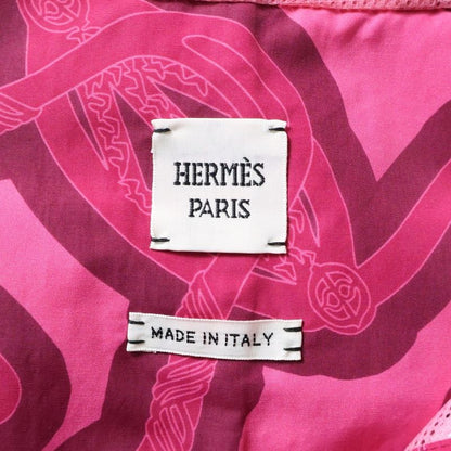 Hermes 23ss Stirrup Fantasy Stirrup Fantasy All-Over Print Hooded Zip-Up Nylon