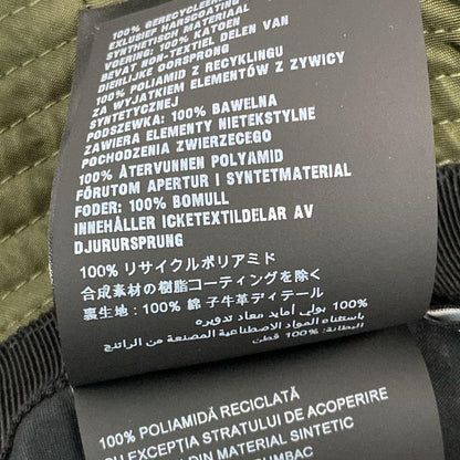 Prada Hat M 2hc137 2dmi Khaki 2022 Triangle Logo Bucket Hat