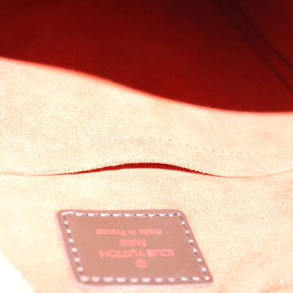 Louis Vuitton Ipanema PM Damier PVC Leather Shoulder Bag Gold Hardware Brown