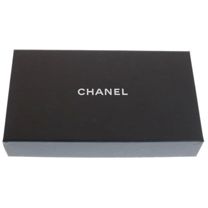 Chanel Matelasse Medium Flap Wallet Black Caviar Skin Gold Hardware Ap0232