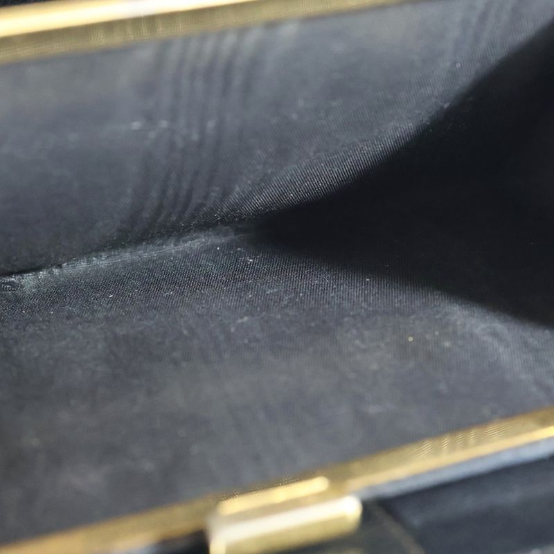 Chanel Coco Mark Caviar Skin Leather Clasp Long Wallet Long Wallet Gold