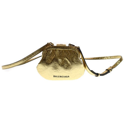 Balenciaga Cloud Coin Shoulder Bag Gold 618915
