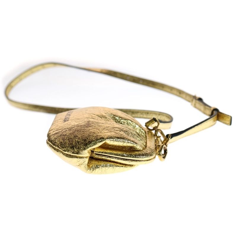 Balenciaga Cloud Coin Shoulder Bag Gold 618915