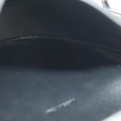 Celine Mini Triangle Mini Triangle Logo Print Leather Shoulder Bag Black