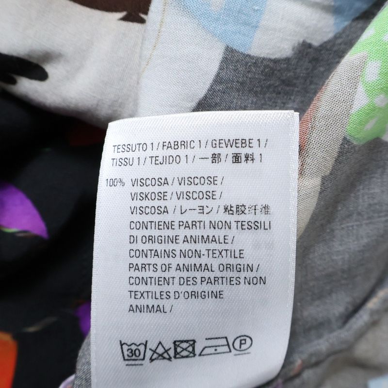 Balenciaga 19ss Rayon Casino Shirt Short Sleeve Shirt Open Color Multicolor