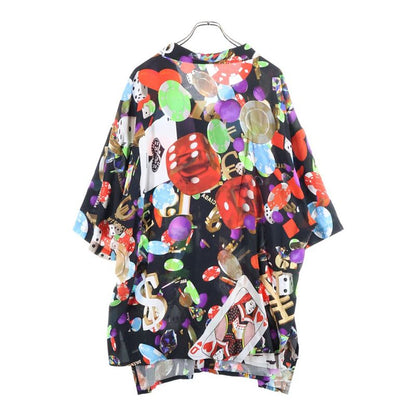 Balenciaga 19ss Rayon Casino Shirt Short Sleeve Shirt Open Color Multicolor