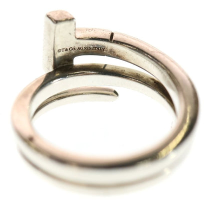 Tiffany & Co T Square Wrap Ring Silver