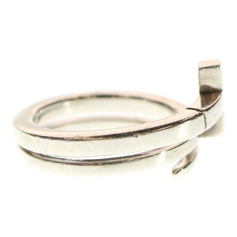 Tiffany & Co T Square Wrap Ring Silver