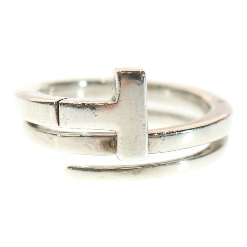 Tiffany & Co T Square Wrap Ring Silver