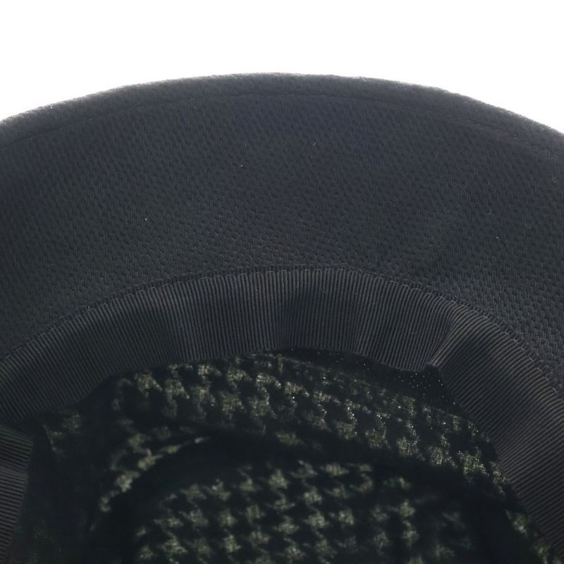 Christian Dior Logo Jacquard Houndstooth Staggered Checked Cotton Bucket Hat