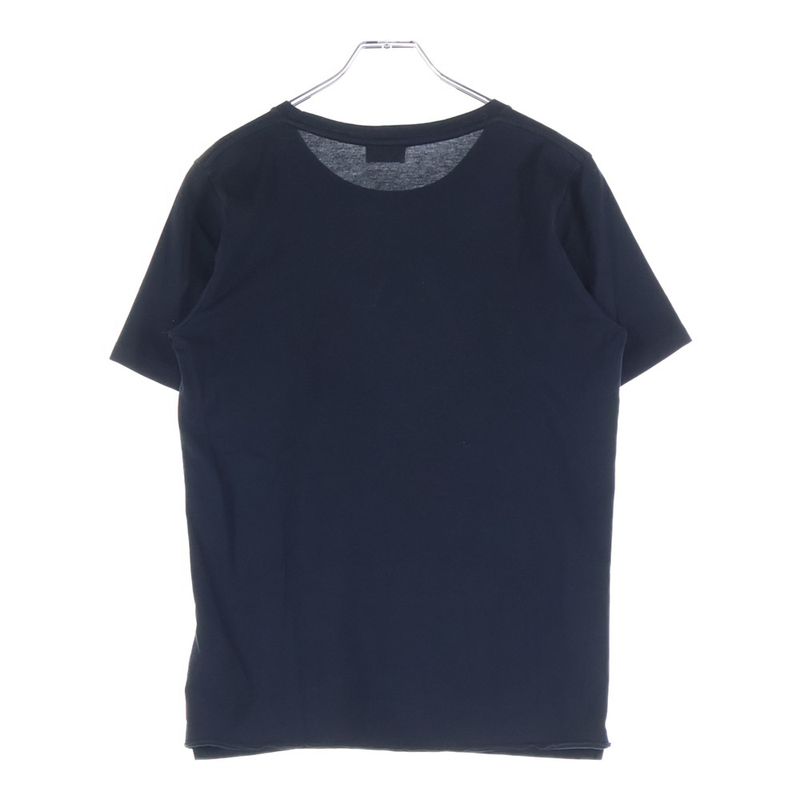 Saint Laurent Paris Front Logo Short-Sleeved T-Shirt Cut and Sewn Black 464572