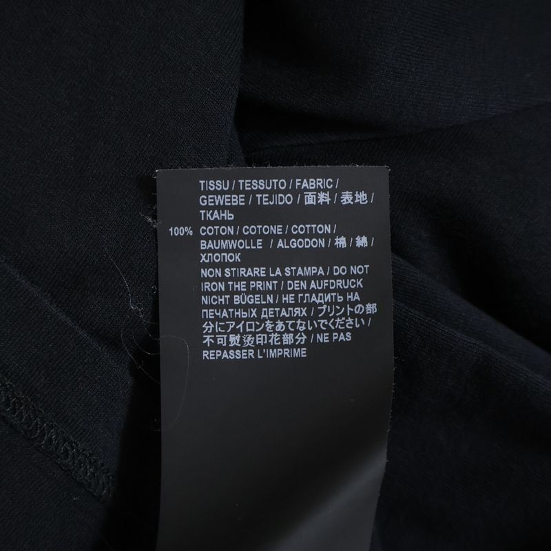 Saint Laurent Paris Front Logo Short-Sleeved T-Shirt Cut and Sewn Black 464572