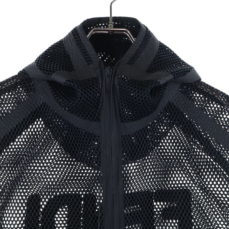 Fendi Sleeveless Mesh Hoodie Zip Up Fendi Monster Black Fw0964 A6ts F0fqa1