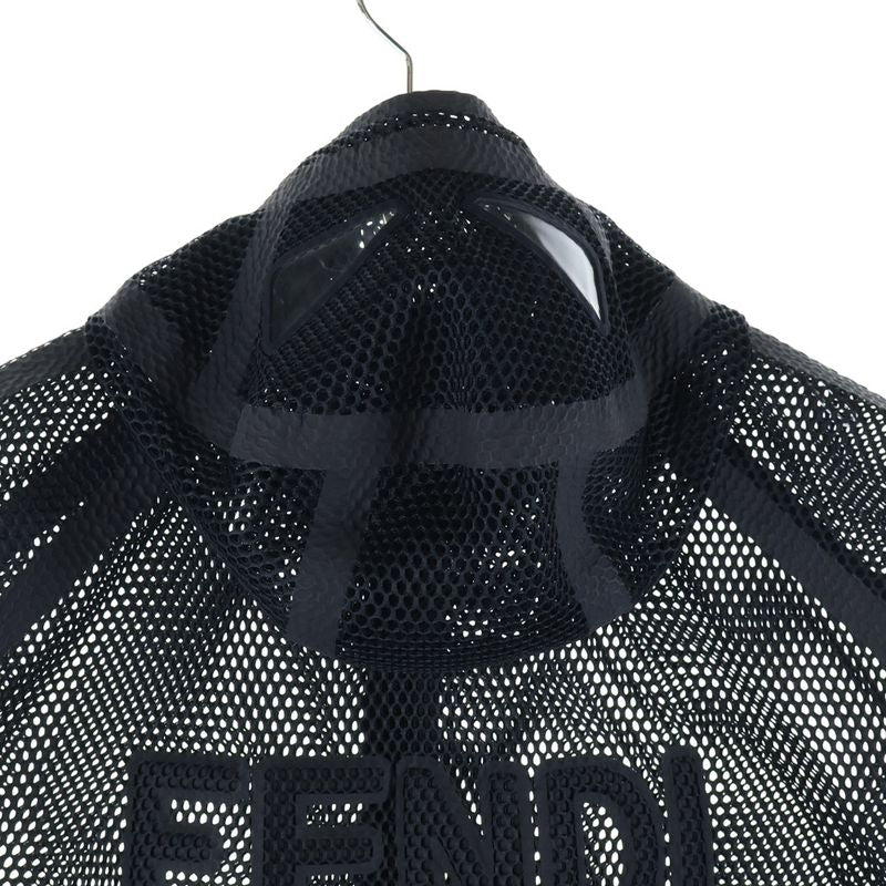 Fendi Sleeveless Mesh Hoodie Zip Up Fendi Monster Black Fw0964 A6ts F0fqa1