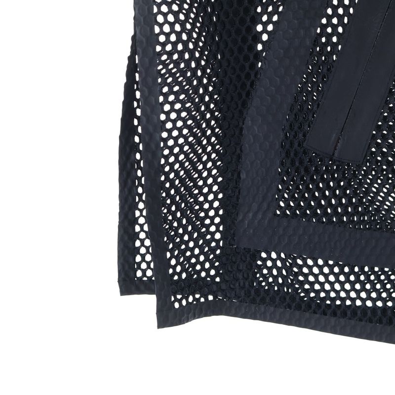 Fendi Sleeveless Mesh Hoodie Zip Up Fendi Monster Black Fw0964 A6ts F0fqa1