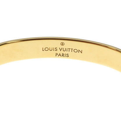 Louis Vuitton Nanogram Strass Rigid Bracelet Bangle Bracelet Gold M64861