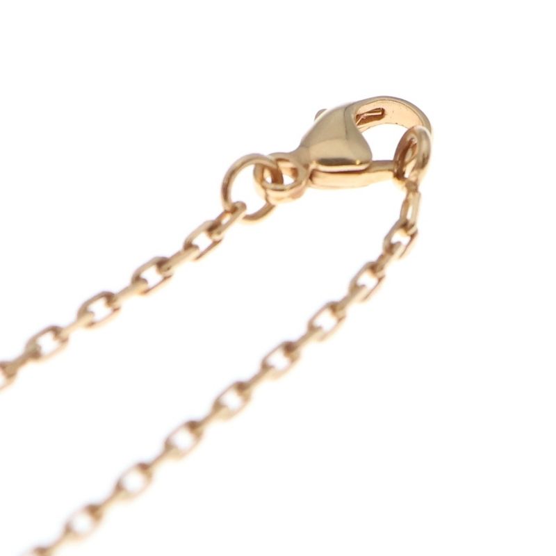 Hermes Pop Ash H Necklace Pendant Chain Pink Gold Pink GP