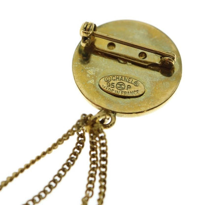 Chanel Matelasse Bag Motif Brooch Pin Badge Gold GP