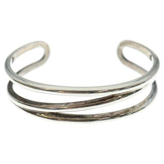 Tiffany & Co Diagonal Wave Bangle in Silver