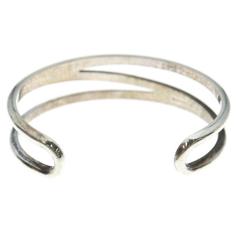 Tiffany & Co Diagonal Wave Bangle in Silver