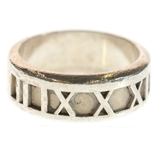Tiffany & Co Atlas Silver Ring