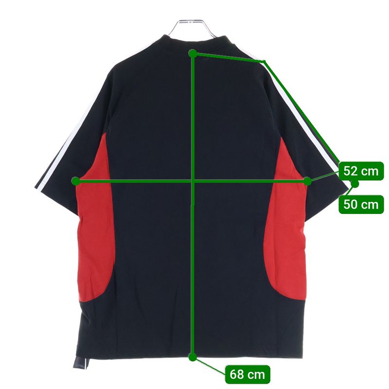 Balenciaga 23ss ×adidas Adidas Logo Embroidery 3-Line Short-Sleeved T-Shirt Cut