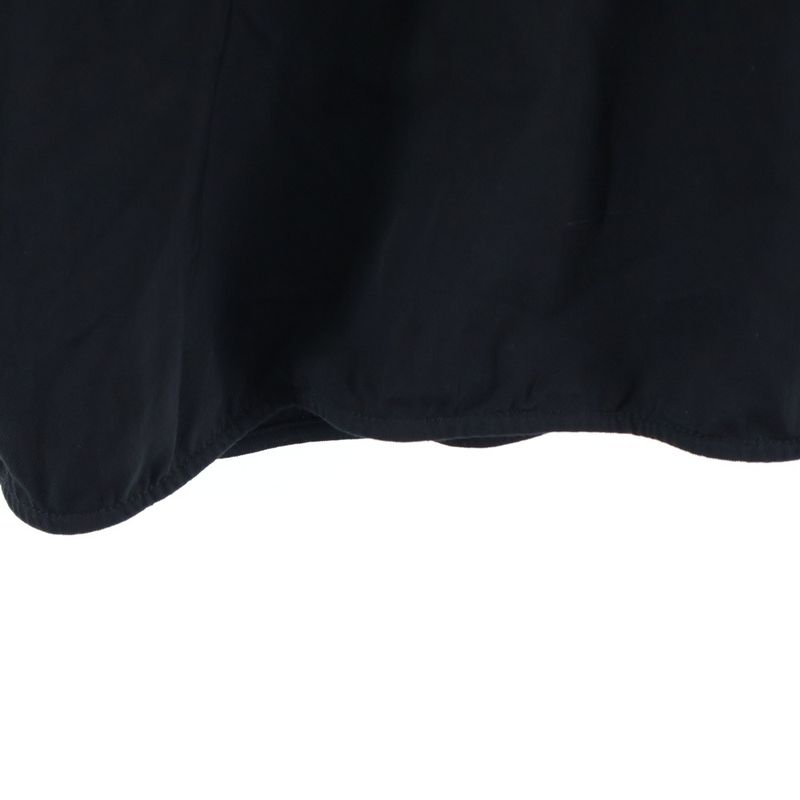 Balenciaga Oversize D Button-Down Long-Sleeved Shirt Black