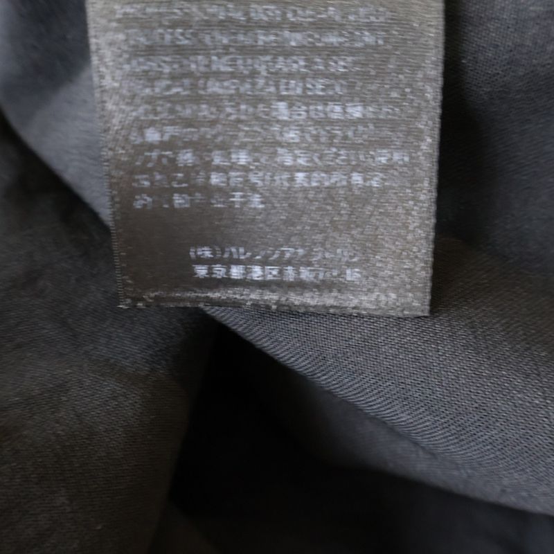 Balenciaga Oversize D Button-Down Long-Sleeved Shirt Black