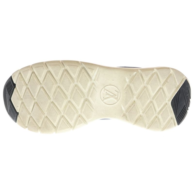 Louis Vuitton Black Heart Line Wappen Logo High Cut Shoes Socks Sneakers Black