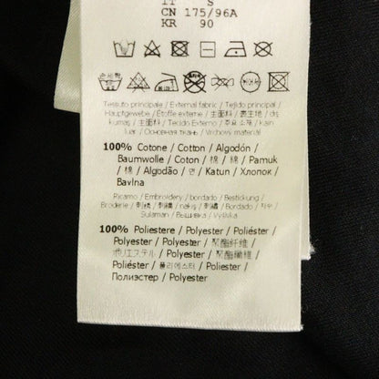 Fendi 24ss Stitch Design Logo Embroidery Crew Neck Short Sleeve T-Shirt Cut and