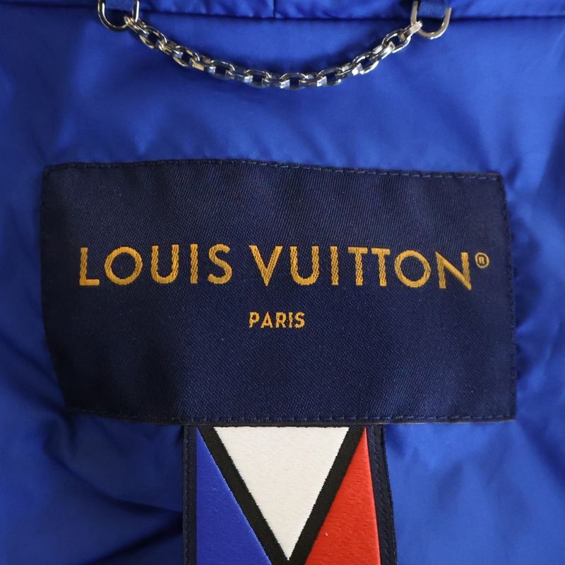 Louis Vuitton 24aw America's Cup Logo Patch Nylon Windbreaker Jacket Blue