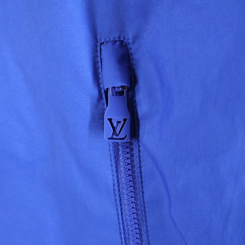 Louis Vuitton 24aw America's Cup Logo Patch Nylon Windbreaker Jacket Blue