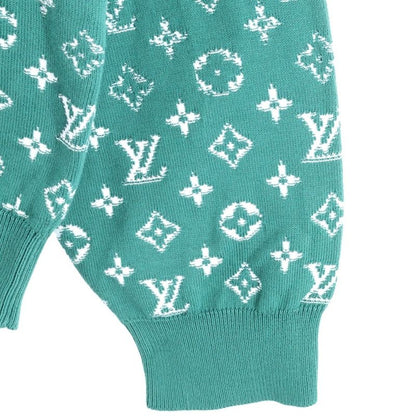Louis Vuitton 23aw Monogram Gradient Knit Hoodie Pullover Hoodie Green Rm232q