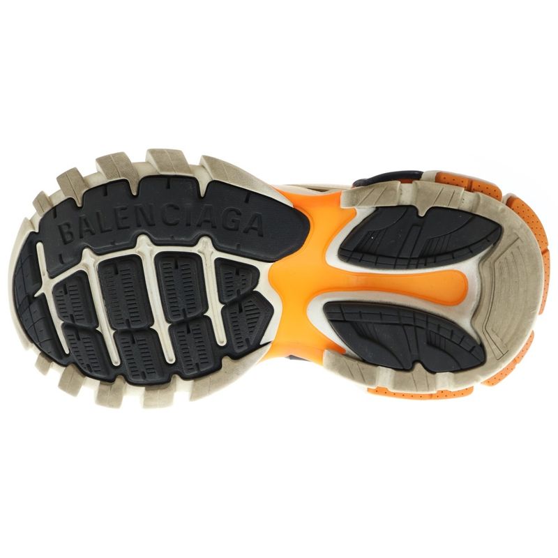 Balenciaga Track Trainers Track Trainers Low Cut Sneakers White Orange 542023