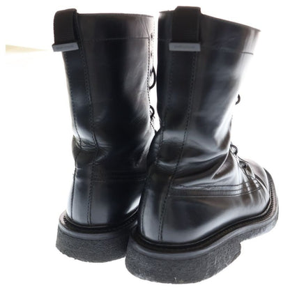 Dior 07aw Eddie Period Leather Lace-Up Combat Boots Black Veac3962