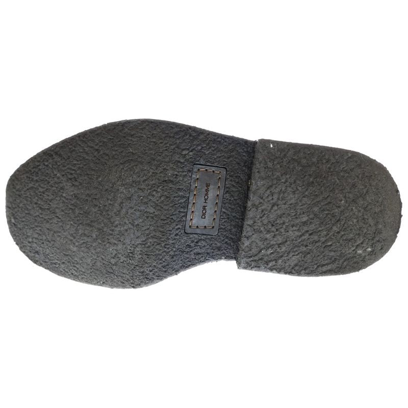 Dior 07aw Eddie Period Leather Lace-Up Combat Boots Black Veac3962