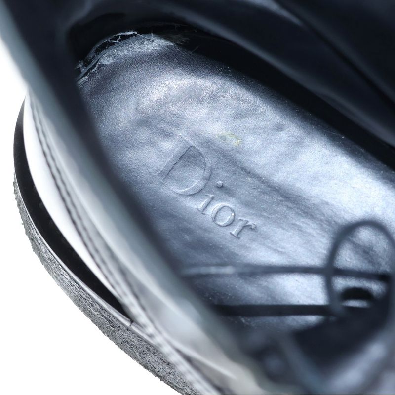 Dior 07aw Eddie Period Leather Lace-Up Combat Boots Black Veac3962