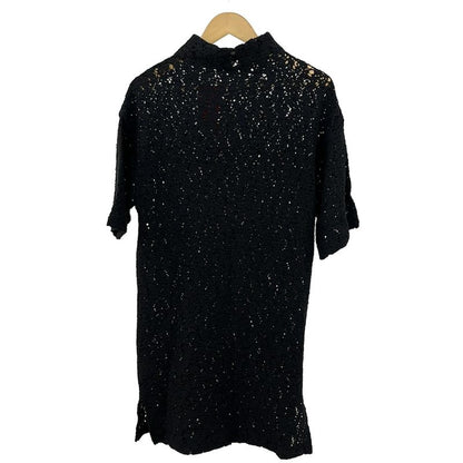 Balenciaga Dress Size 38 M Women's Excellent Condition - Black High Neck Long