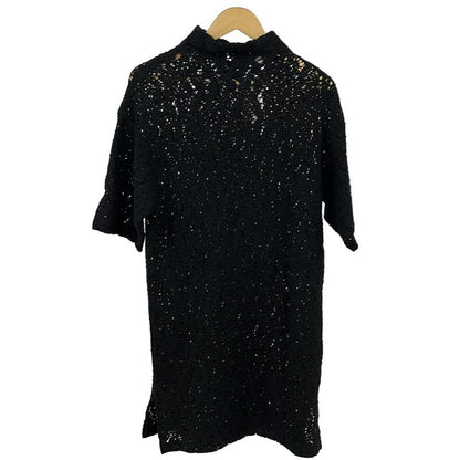 Balenciaga Dress Size 38 M Women's Excellent Condition - Black High Neck Long