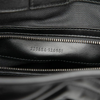 Gucci GG Marmont Quilted Tote Shoulder Bag 739684 Black Leather Women's Gucci