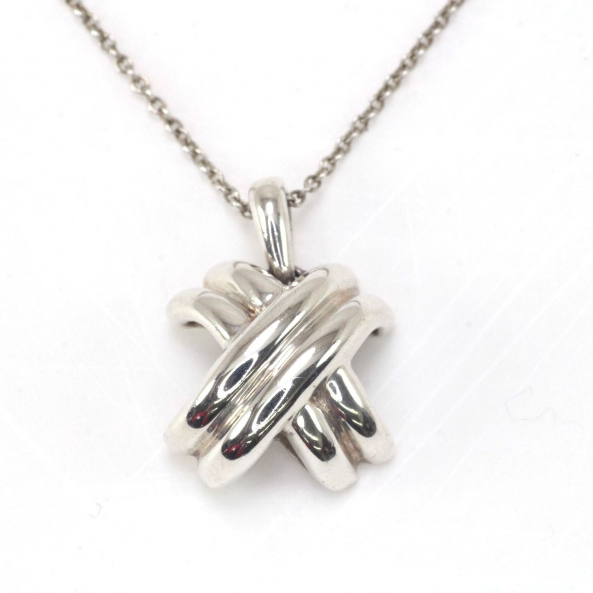 Tiffany & Co Tiffany Necklace Sv925 41cm (16.14in) Signature Cross