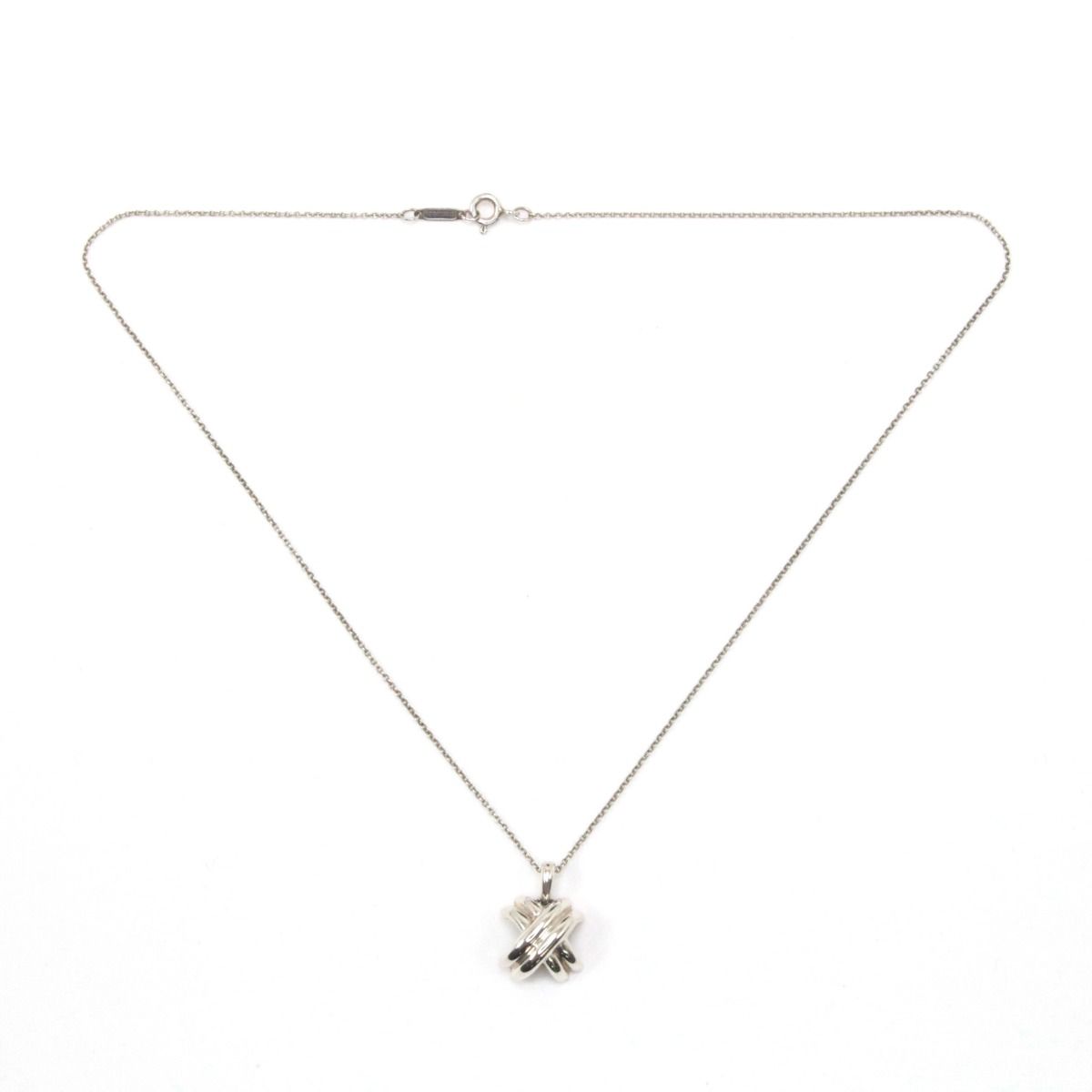 Tiffany & Co Tiffany Necklace Sv925 41cm (16.14in) Signature Cross