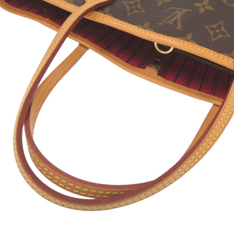 Louis Vuitton Neverfull PM Monogram with Pouch Pivoine M41245 Tote Bag LV 0487