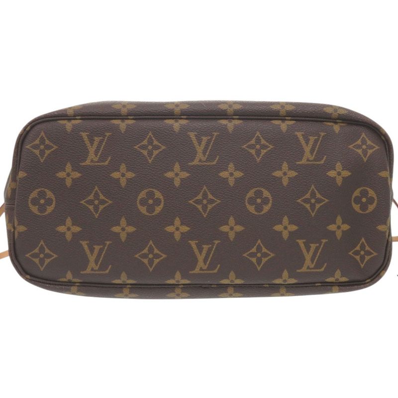 Louis Vuitton Neverfull PM Monogram with Pouch Pivoine M41245 Tote Bag LV 0487