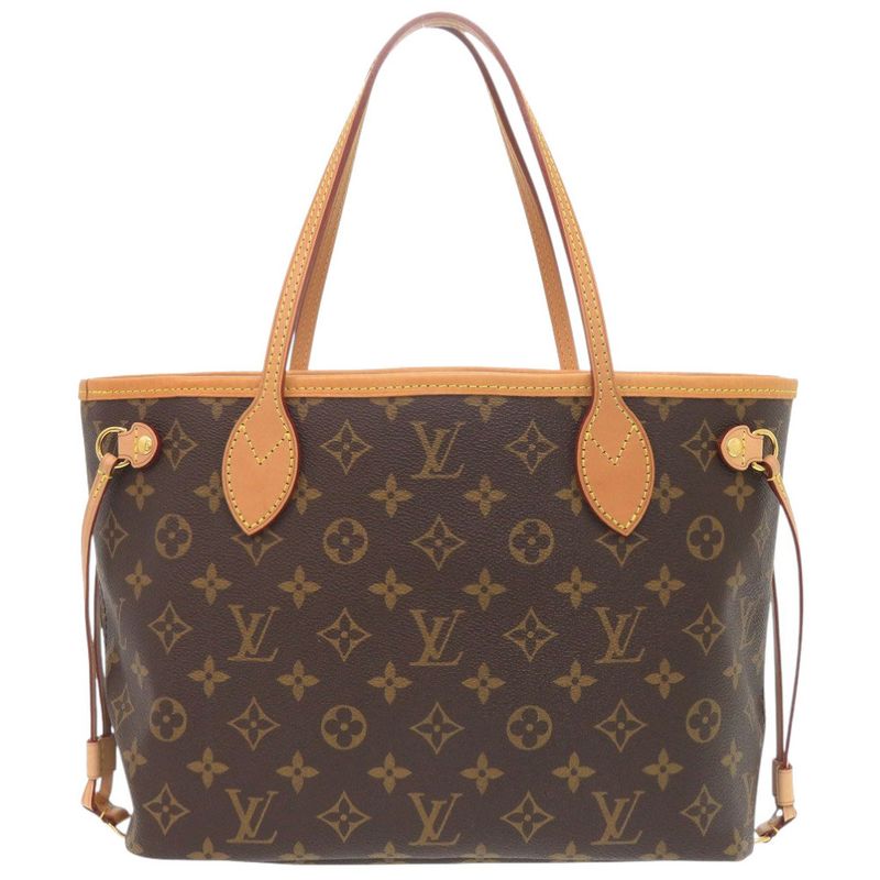 Louis Vuitton Neverfull PM Monogram with Pouch Pivoine M41245 Tote Bag LV 0487
