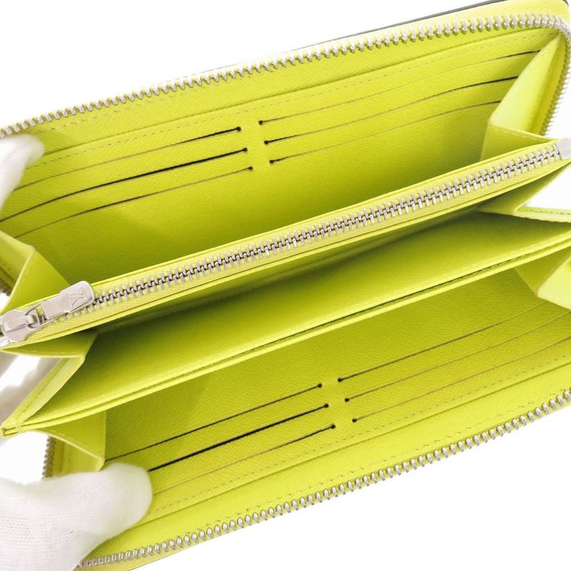 Louis Vuitton Zippy Wallet Epi M60436 Epi Leather Yellow Long Wallet Yellow LV